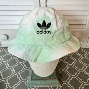 Adidas Originals unisex bucket hat in a pastel tie-dye colorway cotton Boho